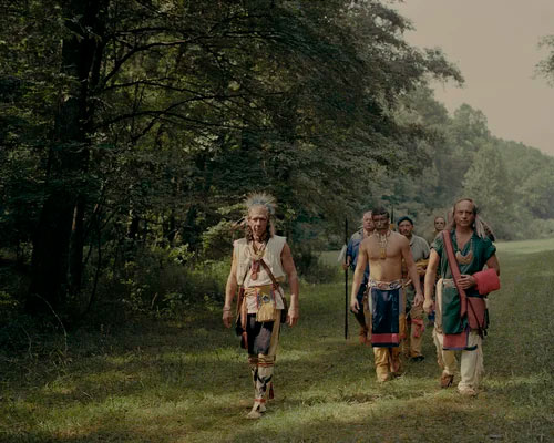 Chief Gary Hunt and War Chief Kevin Everhart coming of age ceremony