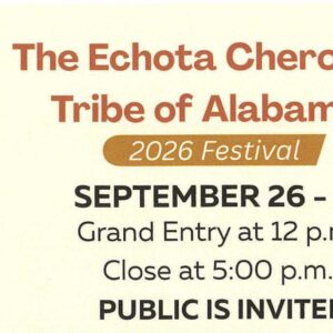 Echota Cherokee Tribe of Alabama 2026 Festival
